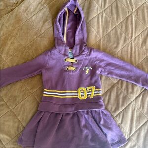 Harry Potter Purple Hoodie Dress